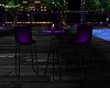 purple black club table