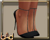 Black Bow Strap Heels