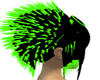 black/green poison hair