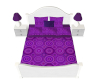 Purple Trig. Bed W/Poses