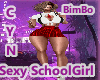 Bimbo Sexy School Girl