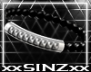 X Silver Bracelet Mens L