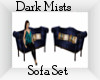 ~DM~ Blue Sofa Set
