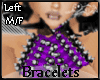 [N] Bracelet purple left