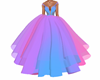 Pink/Blue Ballgown RLL