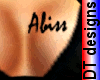 Name Abiss on breast