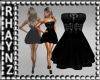 Black PVC Mini Dress