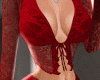 Y! Lace Red Top