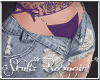 🦋|Denim ShortsPurple