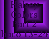 Halsey-Colors Part 2