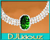 DJL-Necklace Emerald Slv