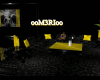 Relax black/yellow couch