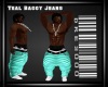 D3k-Teal Baggy Jeans