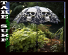 Skull under Garden Cover
