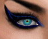 Blue liner eye Makeup