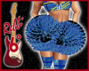 cheerleader pom poms blu