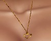 Gold Heart Necklace!