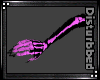 ! Latex Skele Glove-Pink