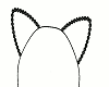~Black Kitten Headband~