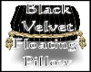 Black Velvet Pillow