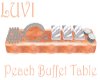 LUVI PEACH BUFFET TABLE