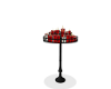 Red black  Candle table