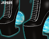 <J> Blue Space Boots