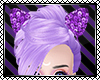 *E Purple Sequin Cat Ear