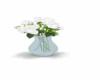 B~ White Roses Vase