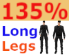 ❤135% Long Legs