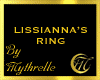 LISSIANNA'S RING