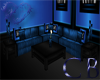 |CB| Blue Zebra Sofa Set