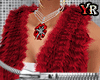 Sexy Red Fur Vest