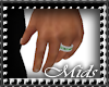 (M) Emerald Wedding Ring