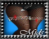 (M) Christmas Garter Wht