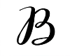 Tattoo letter B