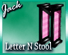 Letter N Stool