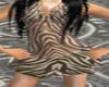 !Mx!Dress Zebra  Brown