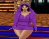 Hoodie Romper  Purple