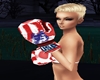 boxing gloves USA+action