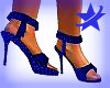 Hot Blue Stiletto Heels