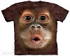 T-shirt with a monkey