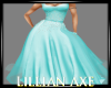 [la] Aqua formal gown