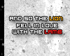 Lion loves the Lamb #2