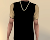 Shirt Black-Gold Tribal