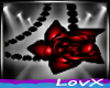 [LovX]RoseNecklace(Red)