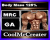 Body Mass 125%