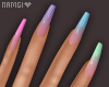 *N Pastel Ombre Nails