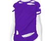 D. Purple Ripped T-Shirt