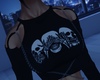𝒊. Skull + Chains Top